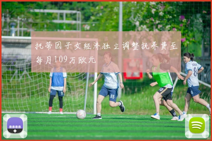 托蒂因子女经济独立调整抚养费至每月109万欧元
